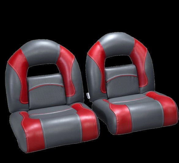 CLEARANCE ITEM CL-A652 | 4 Piece Compact Bass Boat Seats (Set of 2) | N100-2-401