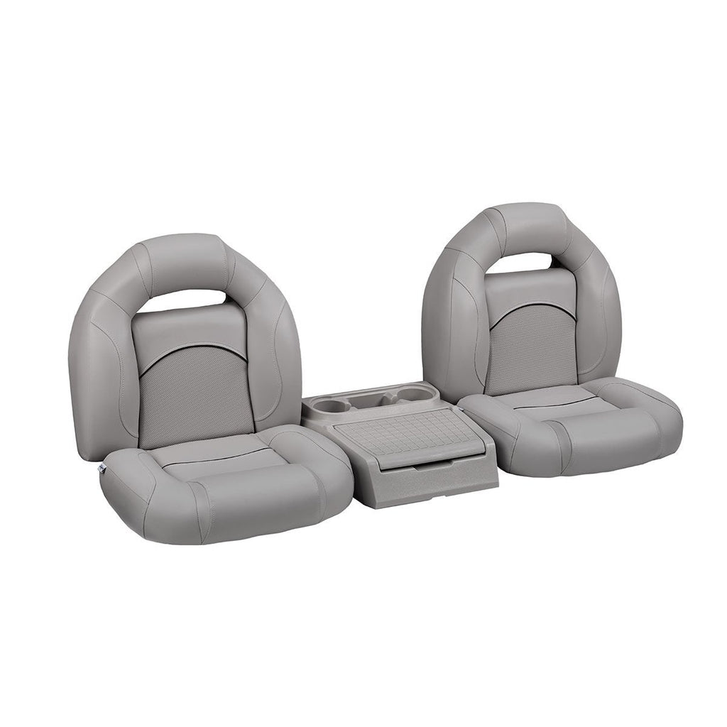 G3 Boat Seat Cushions | 13 3/4 x 17 Inch Gray Blue (Pair)