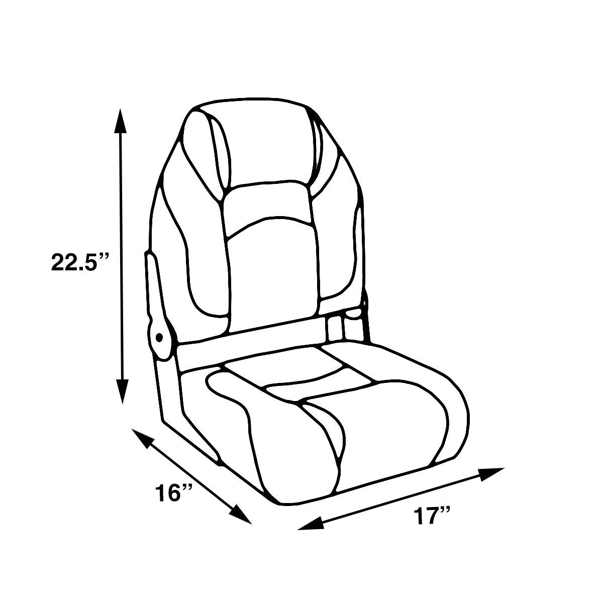 Bass Boat Seat Interior 2